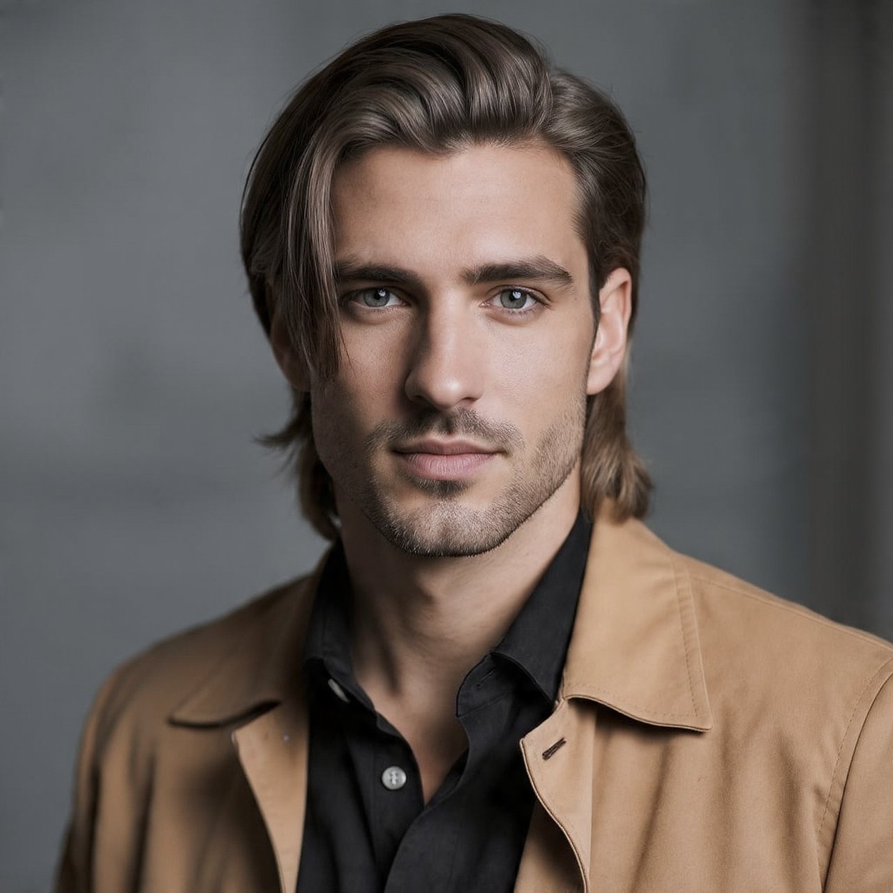 Long Straight Layers For Men