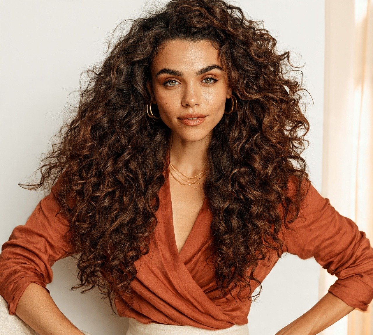 Long Textured Cut for Curly Hair