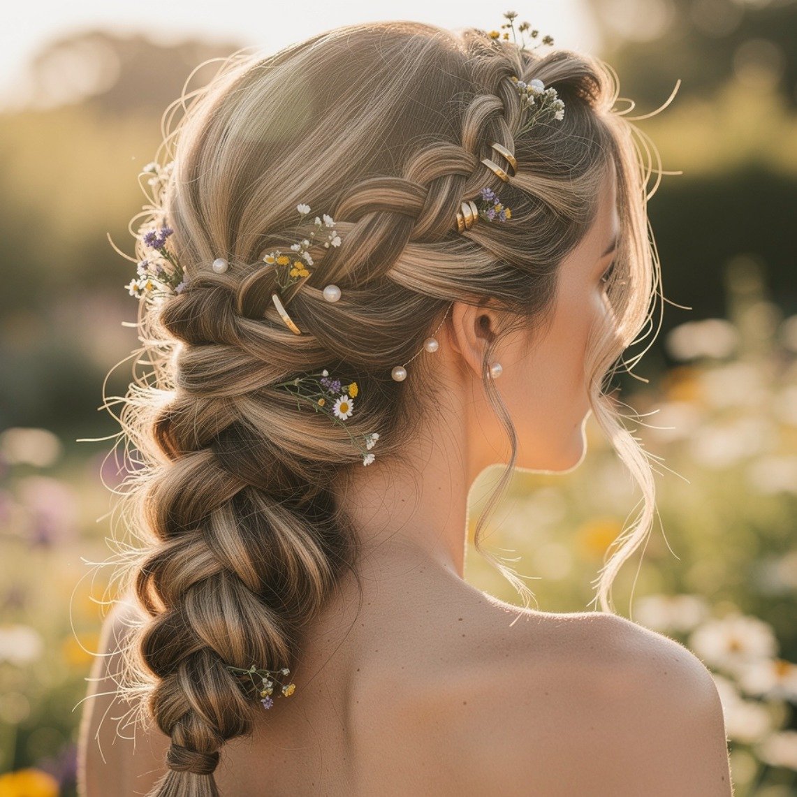 Loose Boho Side Braid