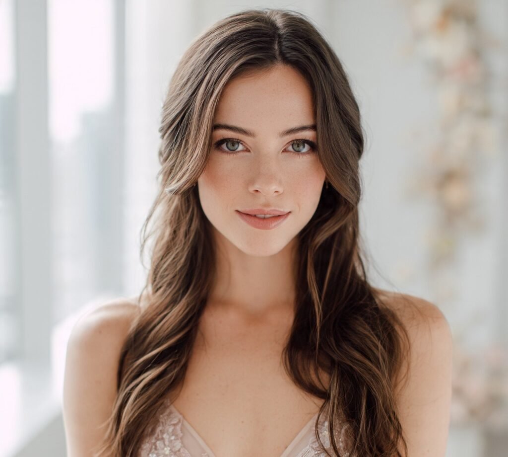Loose Hair with Tucked Front Pieces
