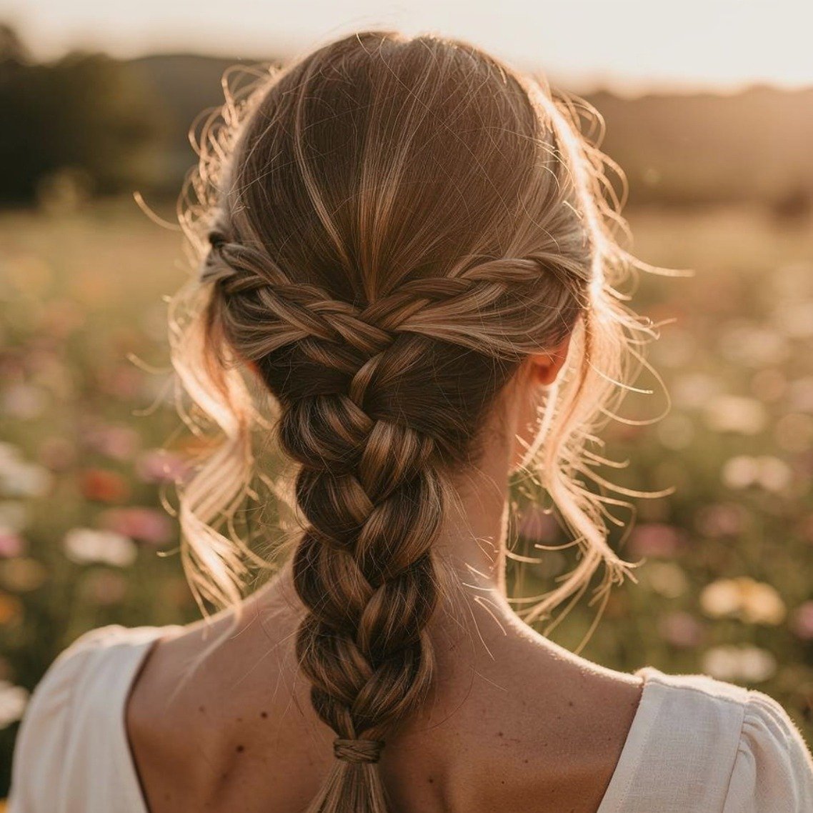 Braided Hairstyles Ponytail for a Stylish and Effortless Look 4 Low Braided Ponytail