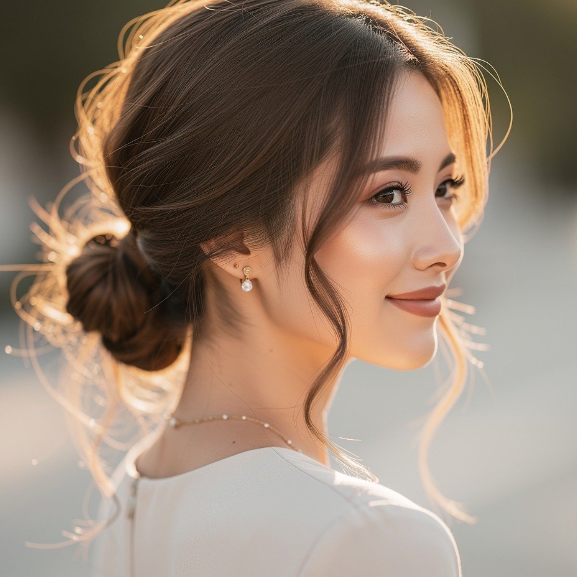 15 Trending Simple Hairstyles for Straight Hair That Are Easy and Stylish 6 Low Messy Bun 1