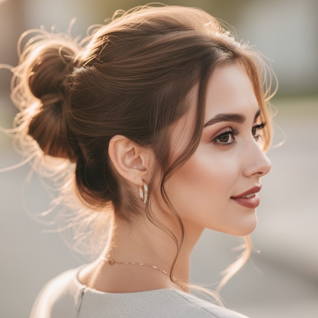 15 Trending Simple Easy Hairstyles That Look Stylish Every Day 10 Low Messy Bun
