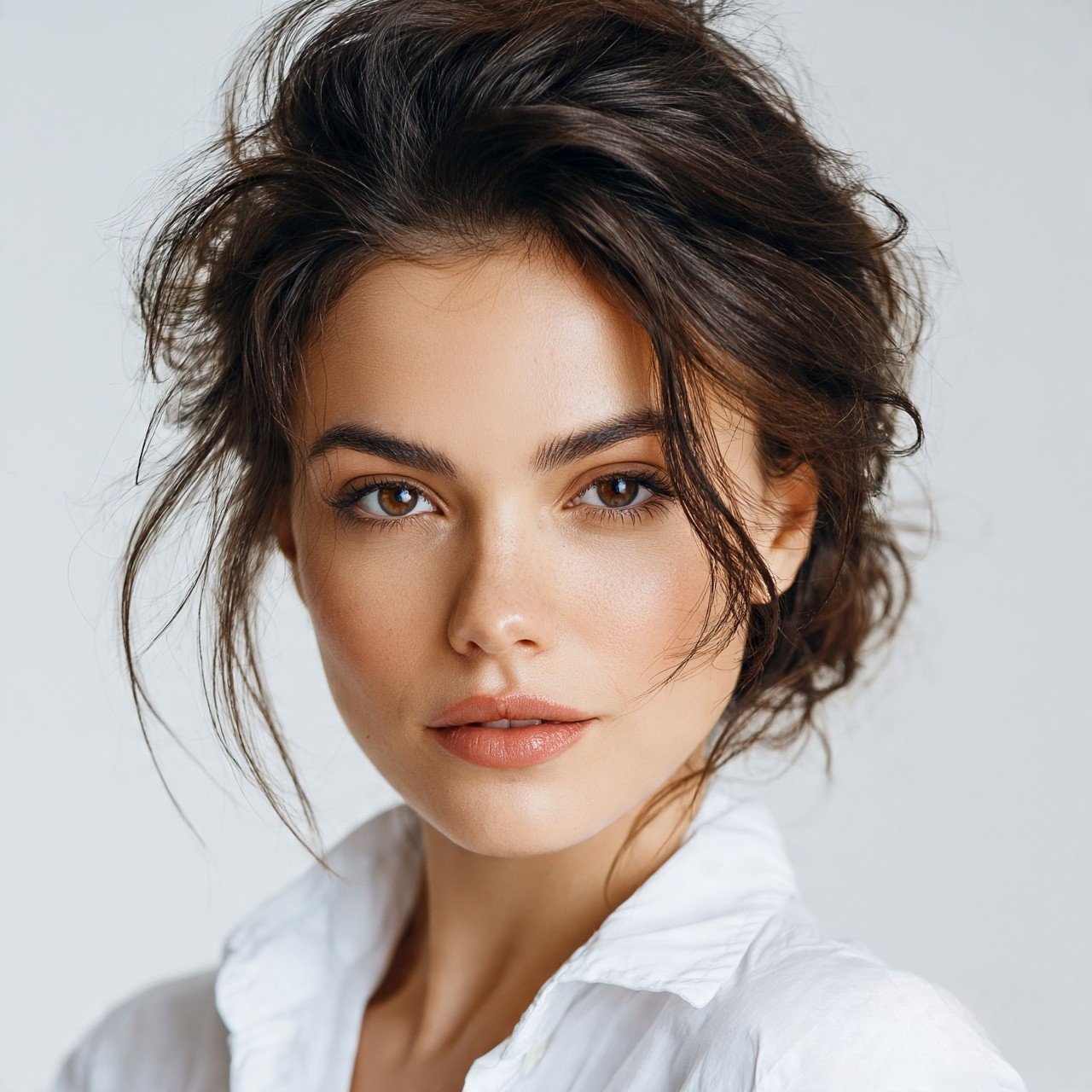 Low Messy Bun Cute and Easy Hairstyle