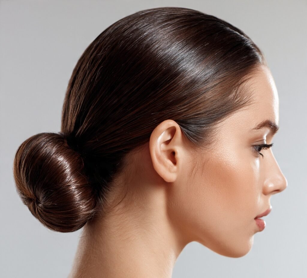 14 Long Hair Hairstyles That Are Stylish, Modern, and Easy to Wear 10 Low Sleek Bun cropped