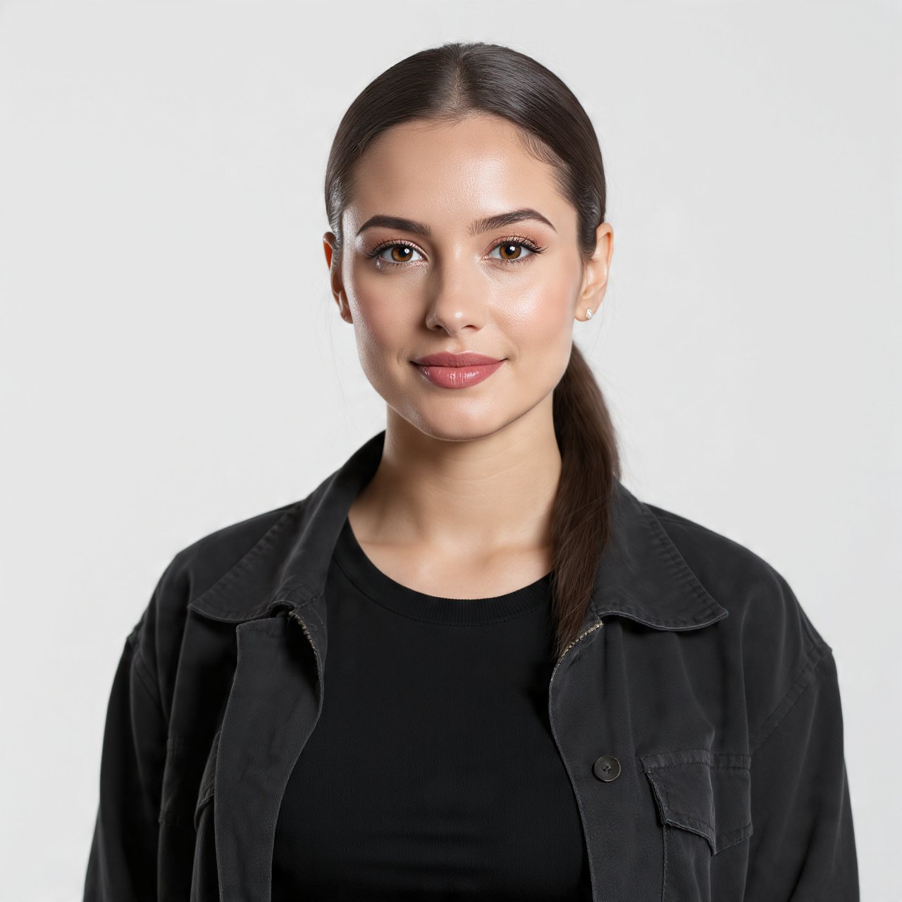 Low Sleek Ponytail at the Nape Hairstyle