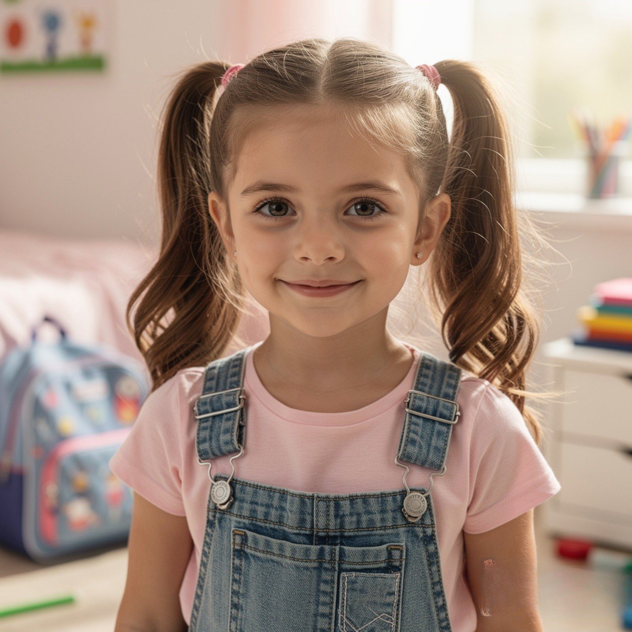 13 Trending Easy Kids Hairstyles for Cute Everyday Looks 11 Low Twin Ponytails Easy Kids Hairstyle