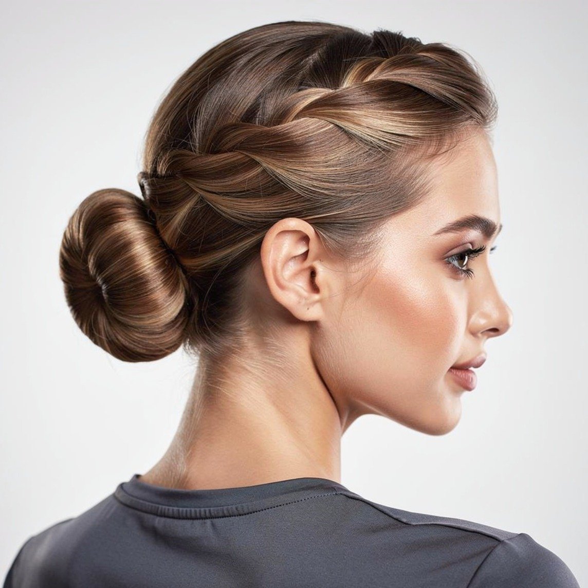 15 Trending Cute Simple Hairstyles That Are Easy and Stylish 9 Low Twisted Bun 1