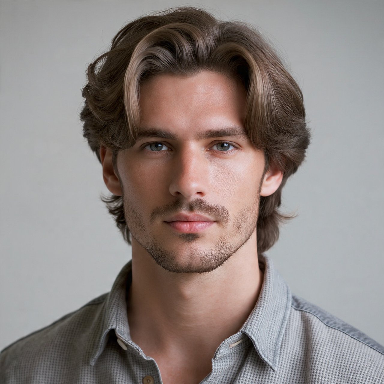Medium Layered Waves For Men