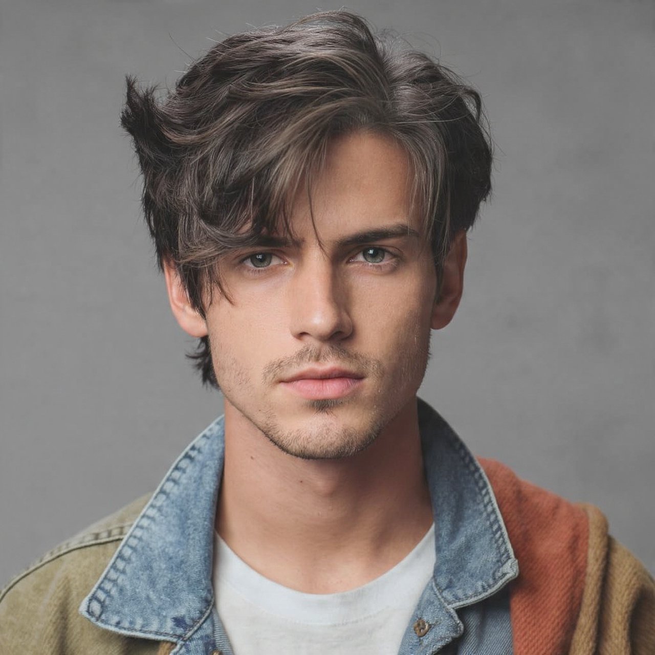 Medium Messy Hair For Men 1