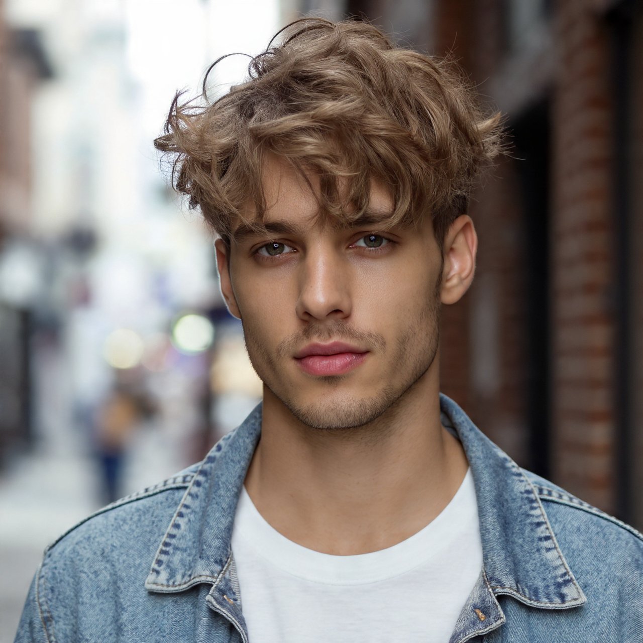 Medium Messy Hair For Men
