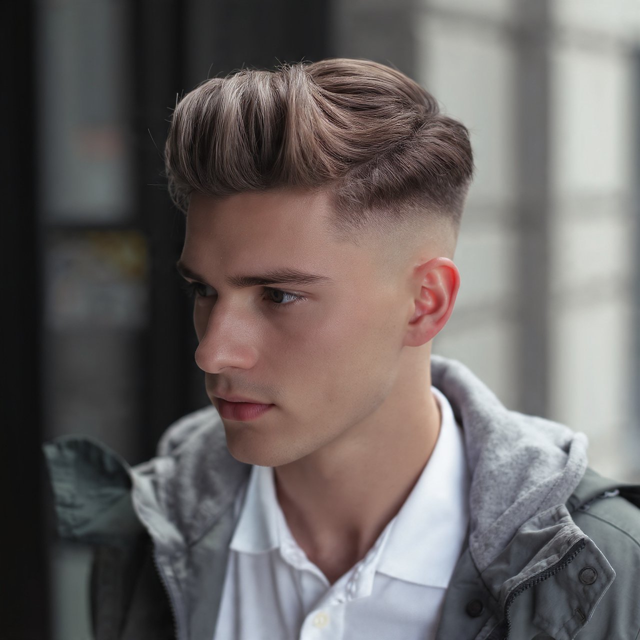 Medium Taper Fade Hairstyle For Men