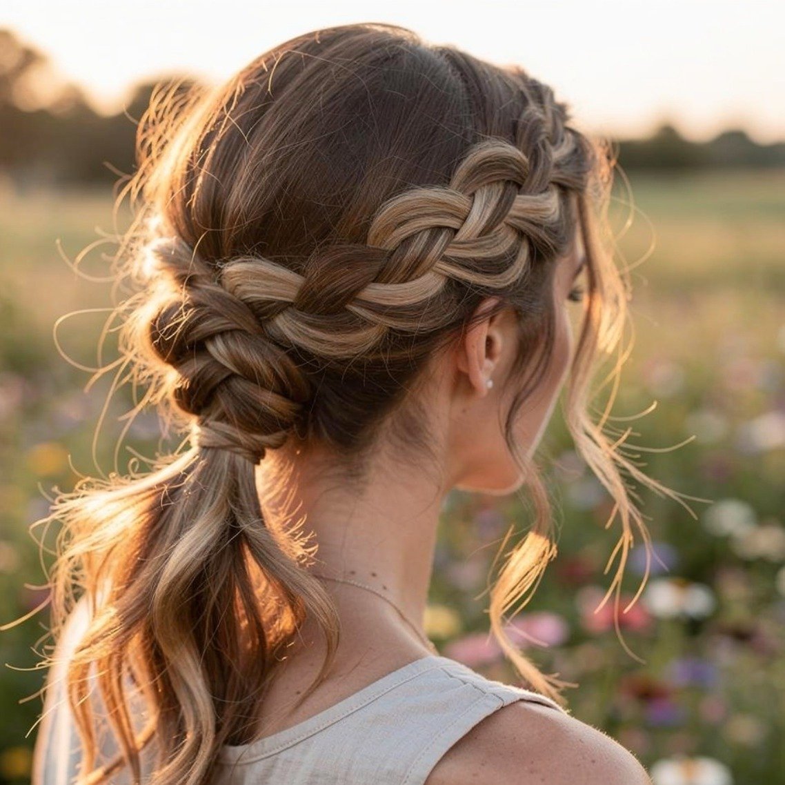 Braided Hairstyles Ponytail for a Stylish and Effortless Look 15 Messy Boho Braided Ponytail