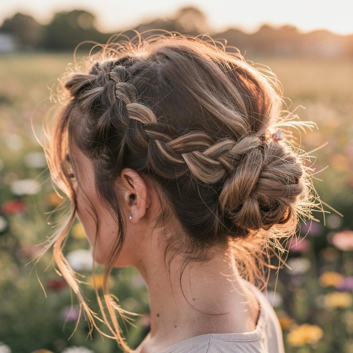 15 Braided Hairstyles Short Hair Lovers Will Want to Try 16 Messy Boho Braids for Short Hair
