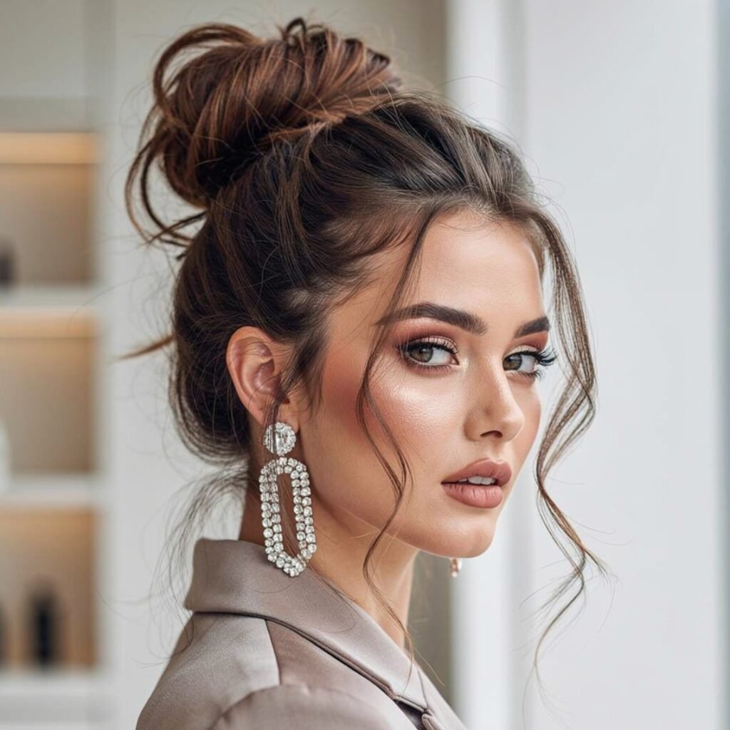 15 Trending Simple Easy Hairstyles That Look Stylish Every Day 3 Messy Bun 4