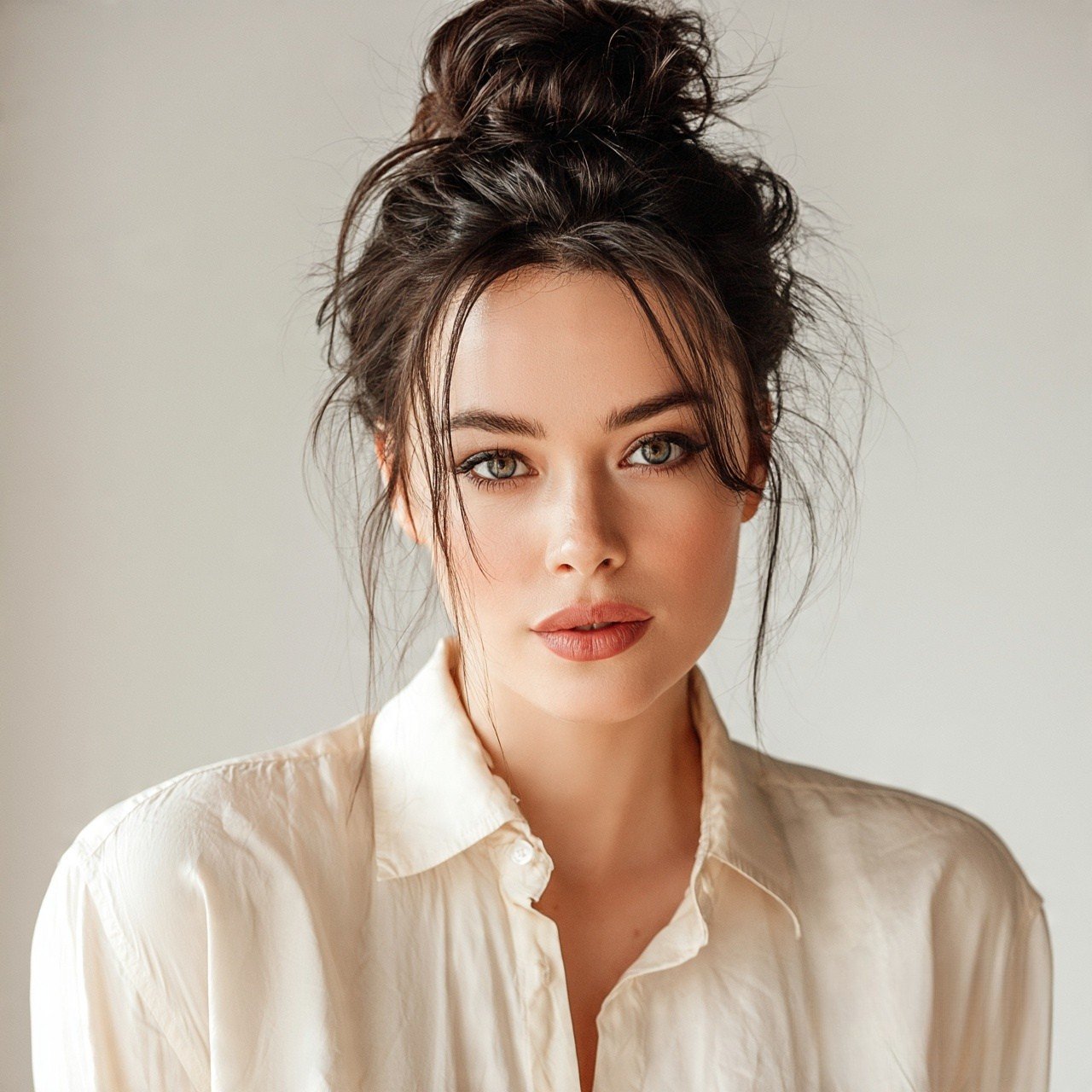 16 Trending Quick and Easy Hairstyles That Save Time and Look Gorgeous 3 Messy High Bun Quick and Easy Hairstyle