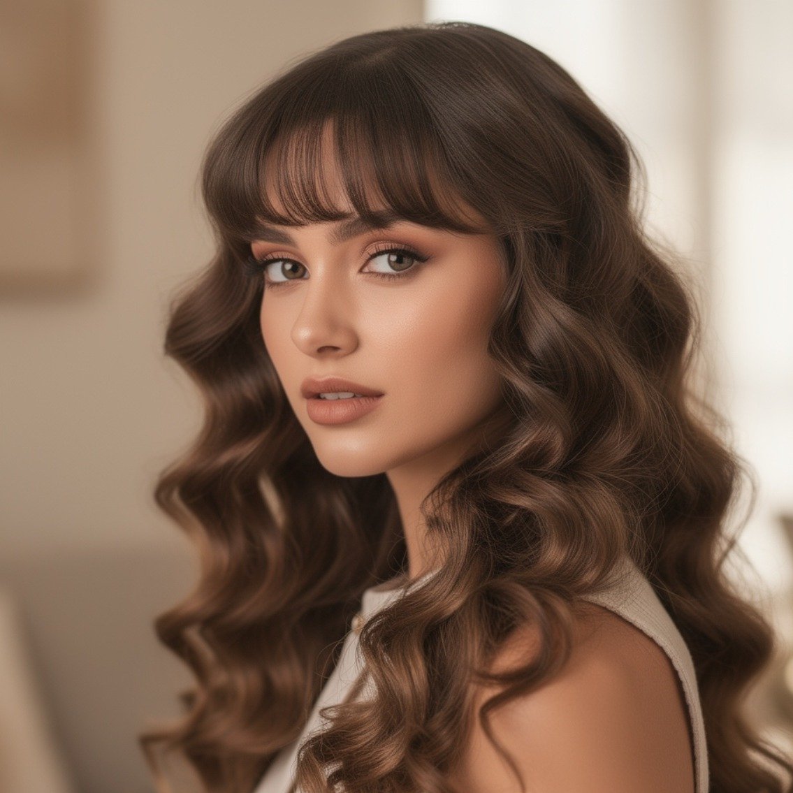 15 Trending Ideas Curly Hairstyles With Bangs That Actually Flatter Every Curl Type 4 Micro Bangs With Curly Hair