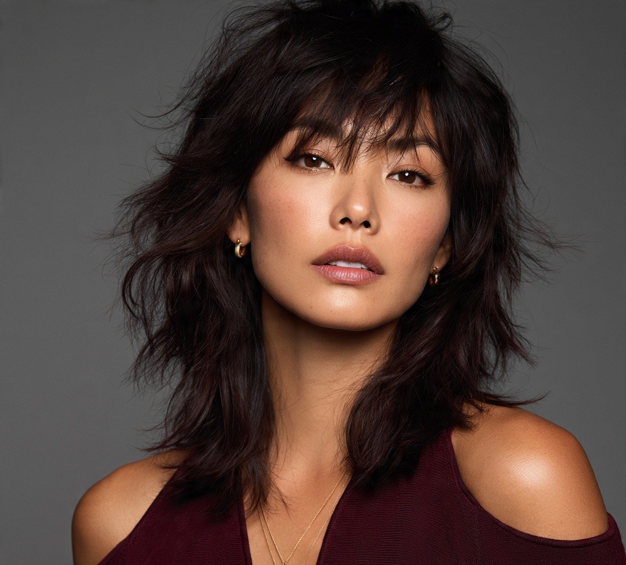 Modern Shag Haircut For Oval Face