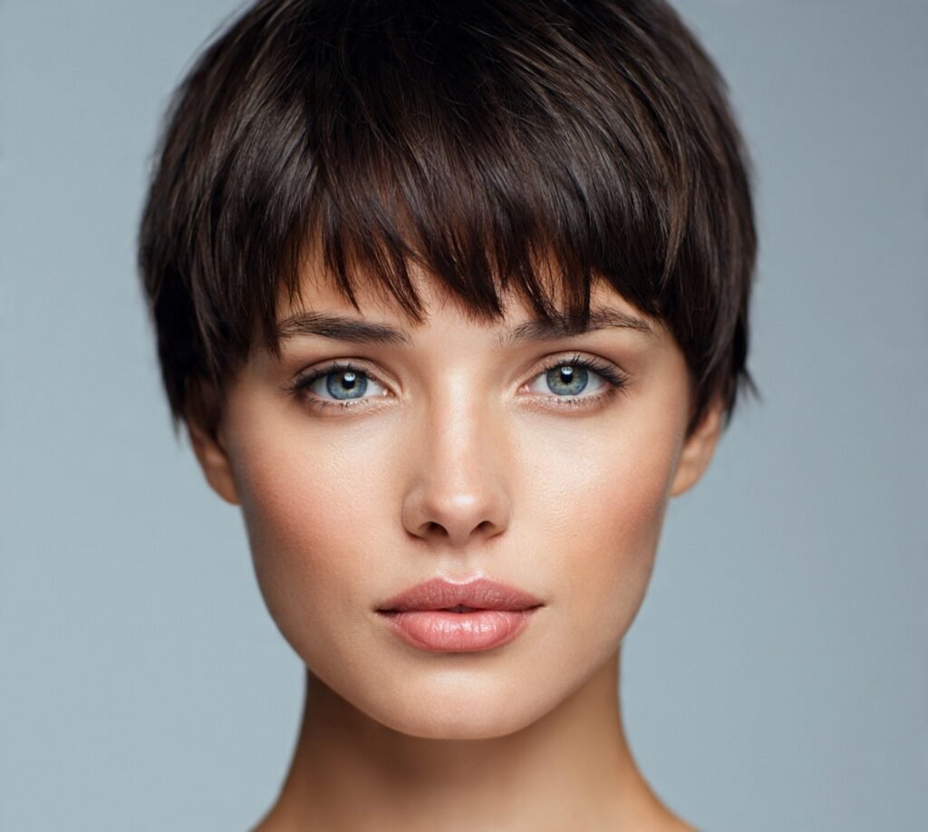 17 Edgy Pixie Bob Hairstyles for Bold, Effortless Style 14 Pixie Bob with Micro Bangs