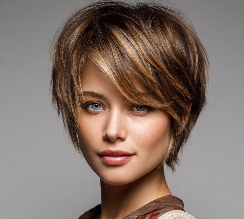17 Edgy Pixie Bob Hairstyles for Bold, Effortless Style 16 Pixie Bob with Subtle Highlights