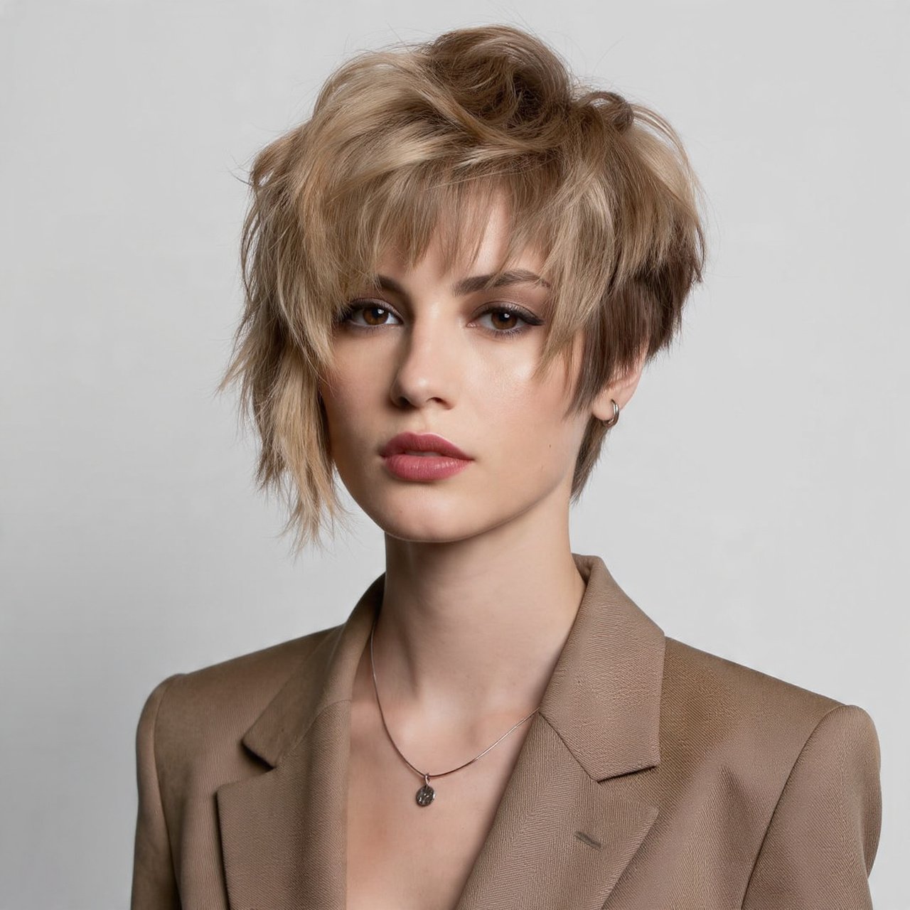 Pixie Bob with Textured Fringe