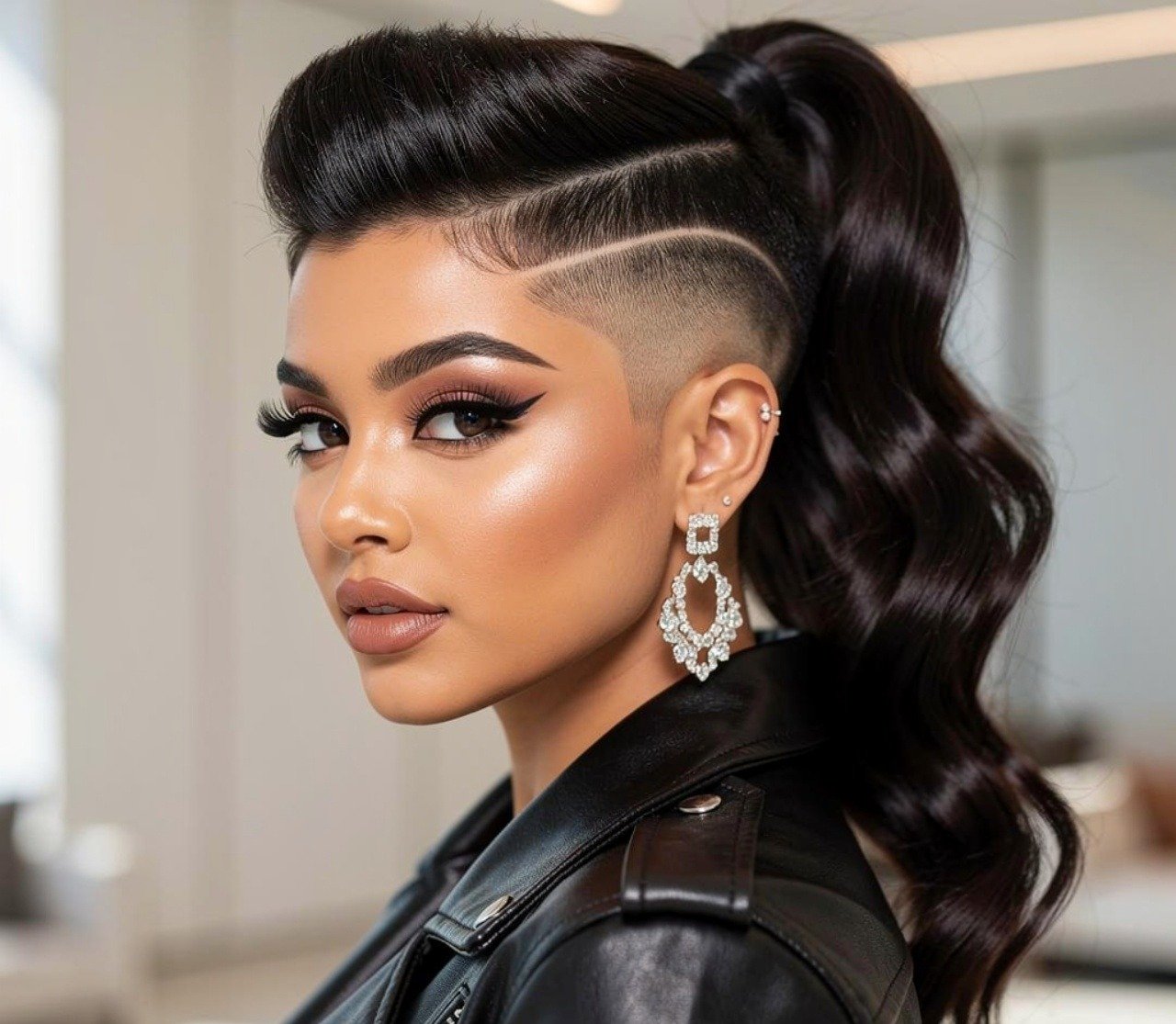 Pixie Quick Weave Ponytail Hairstyles for Short Hair