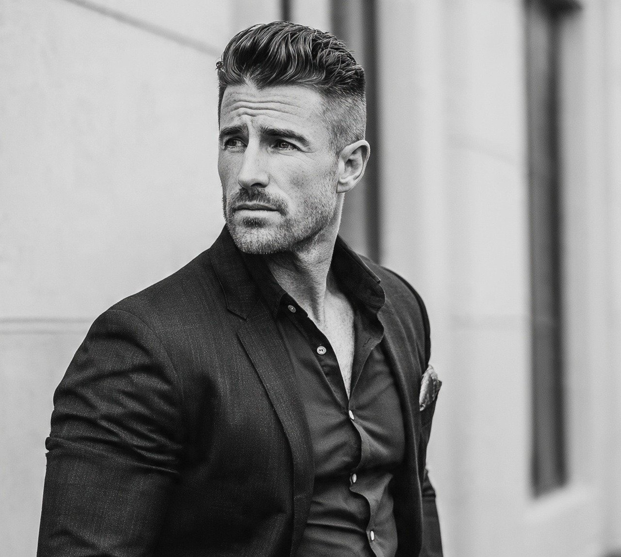 Pompadour Fade Haircut For Men