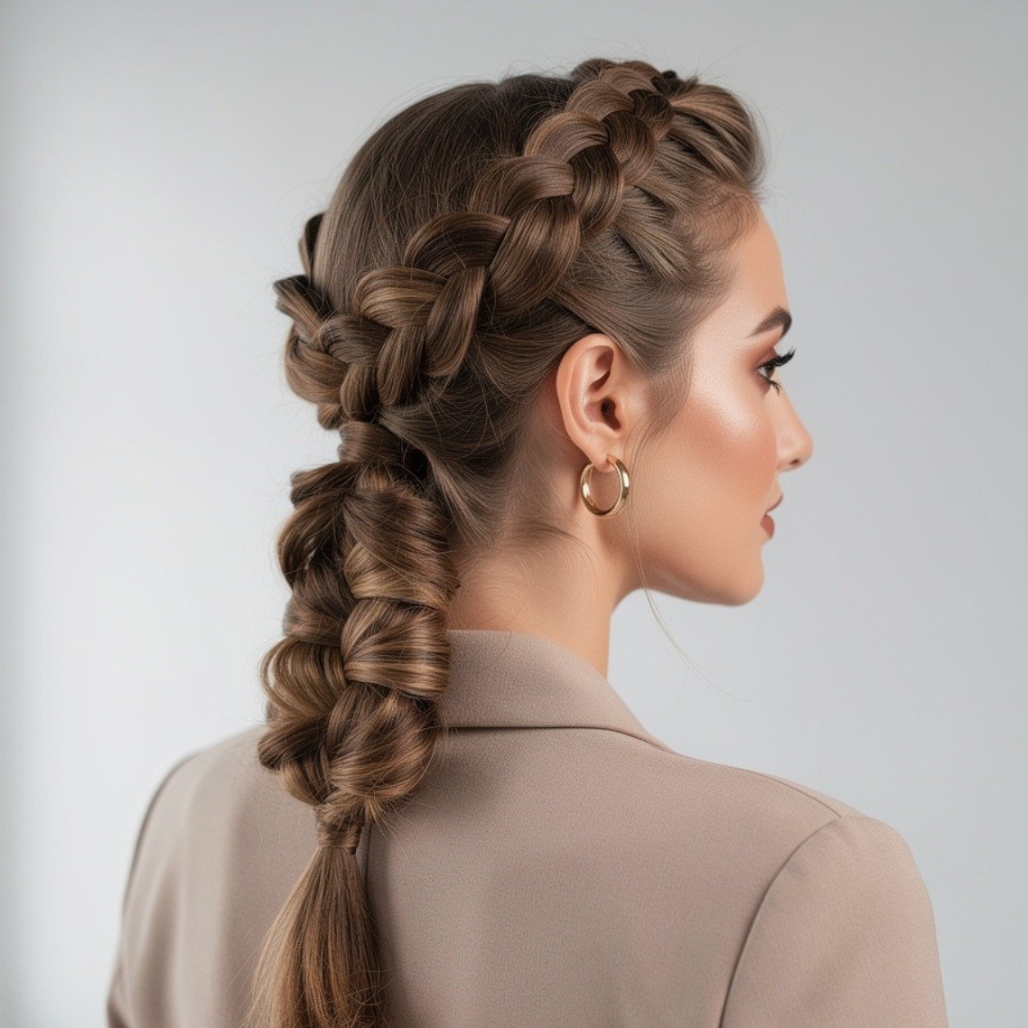 15 Trending Simple Braided Hairstyles That Are Stylish and Easy to Recreate 14 Pull Through Braid
