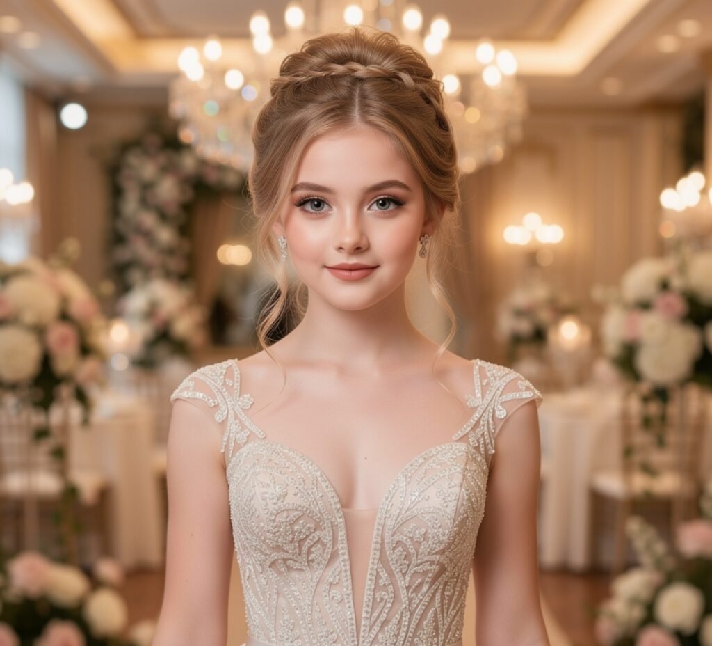 13 Stunning Prom Hairstyles for Long Hair Every Girl Will Love 4 Romantic Bridal Style Updo cropped 1