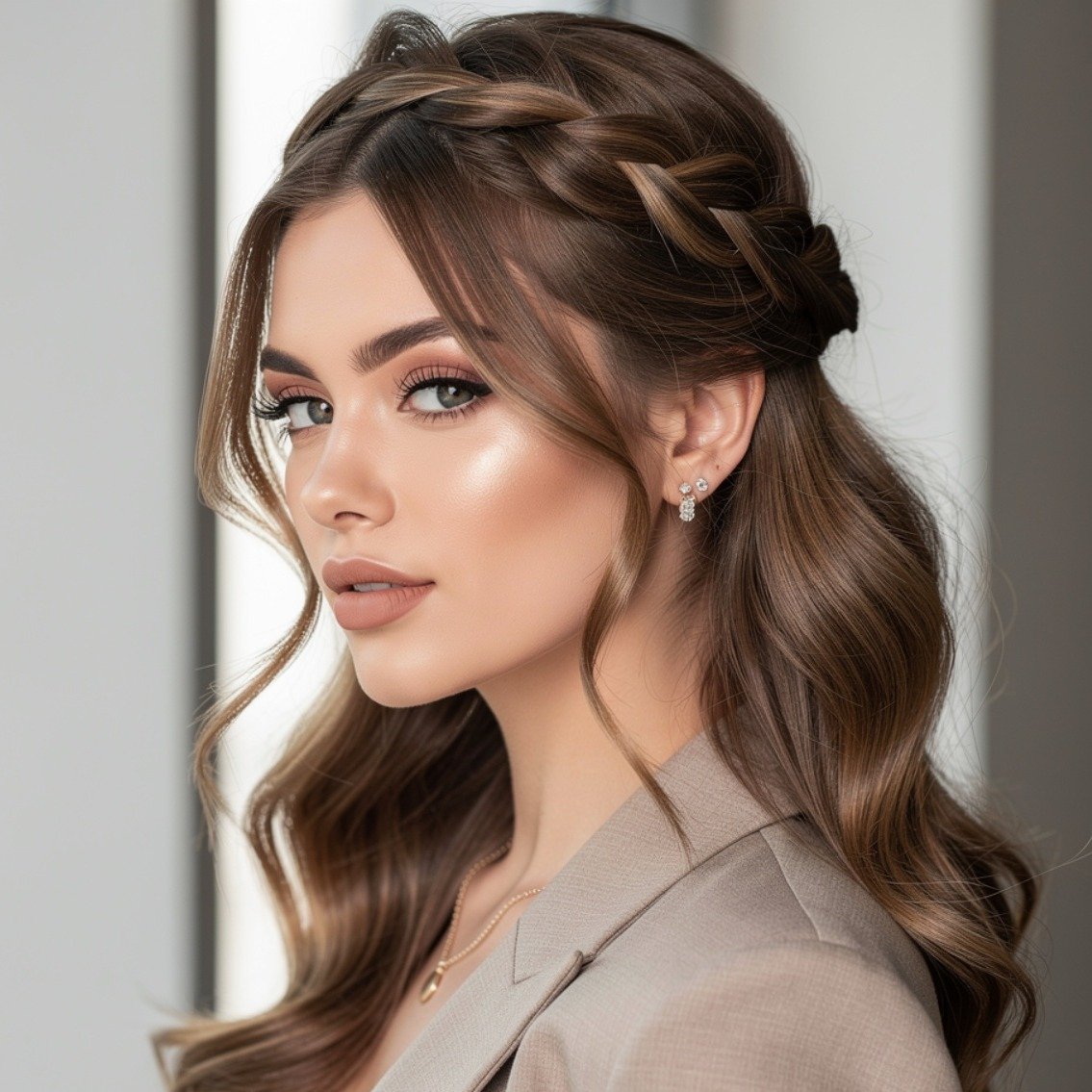 15 Trending Simple Half Up Half Down Hairstyles That Are Elegant and Easy to Style 16 Romantic Half Up Twist