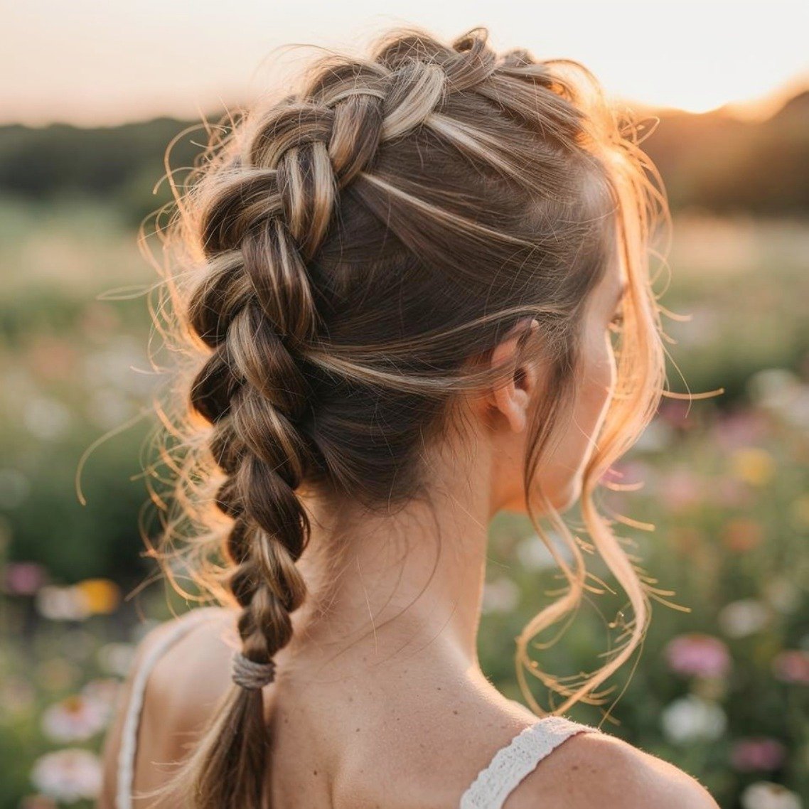 Braided Hairstyles Ponytail for a Stylish and Effortless Look 13 Rope Braid Ponytail 2