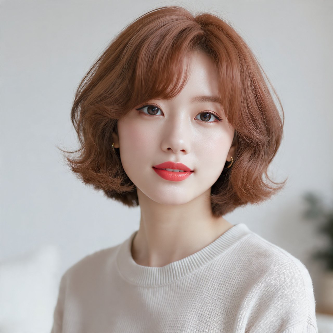Rounded Bob with Bouncy Ends