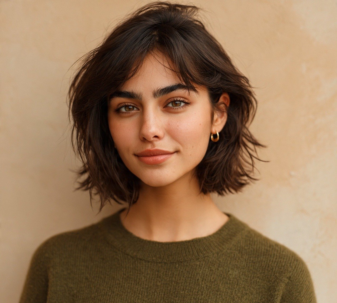 Shaggy Bob Haircut For Short Hairs