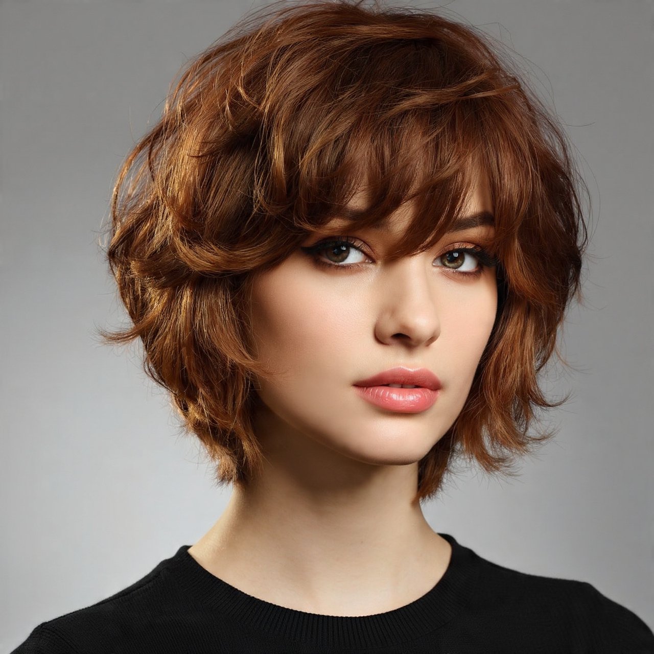 Shaggy Bob Hairstyles: 12 Effortlessly Cool Cuts to Try This Season 8 Shaggy Bob with Highlights and Dimension