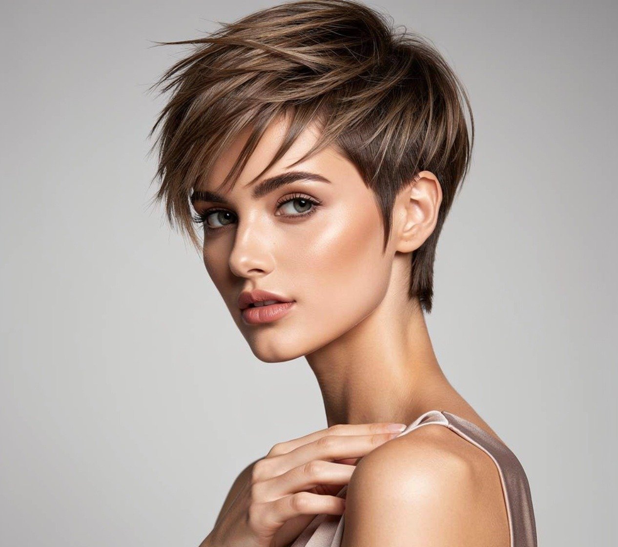 Shaggy Crop with Straight Ends