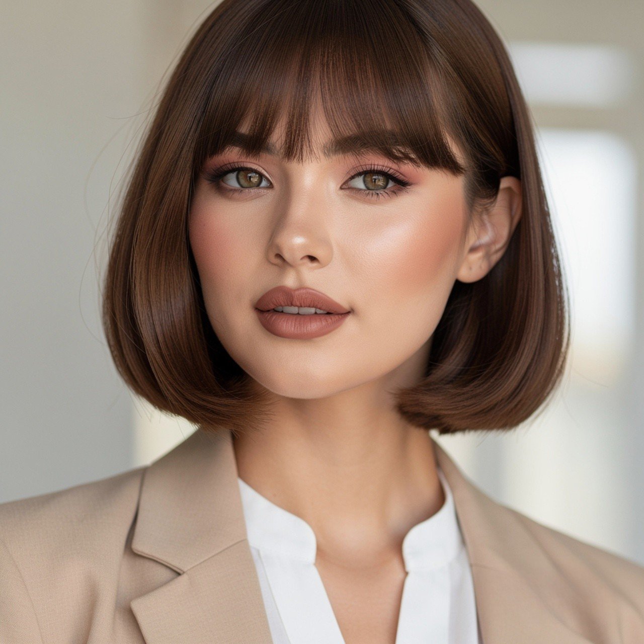 15 Short Haircut Ideas That Will Inspire Your Next Salon Visit 14 Short Curtain Bang Bob Haircut