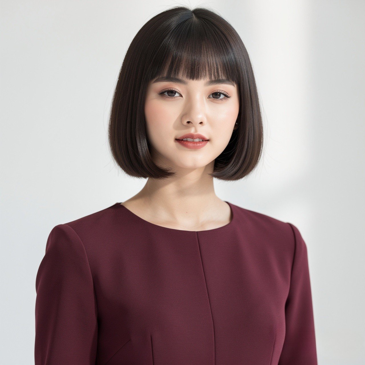 Short Straight Bixie Cut
