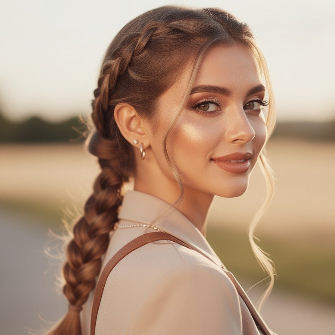15 Trending Hairstyles Simple Enough for Everyday Style 7 Side Braid 2
