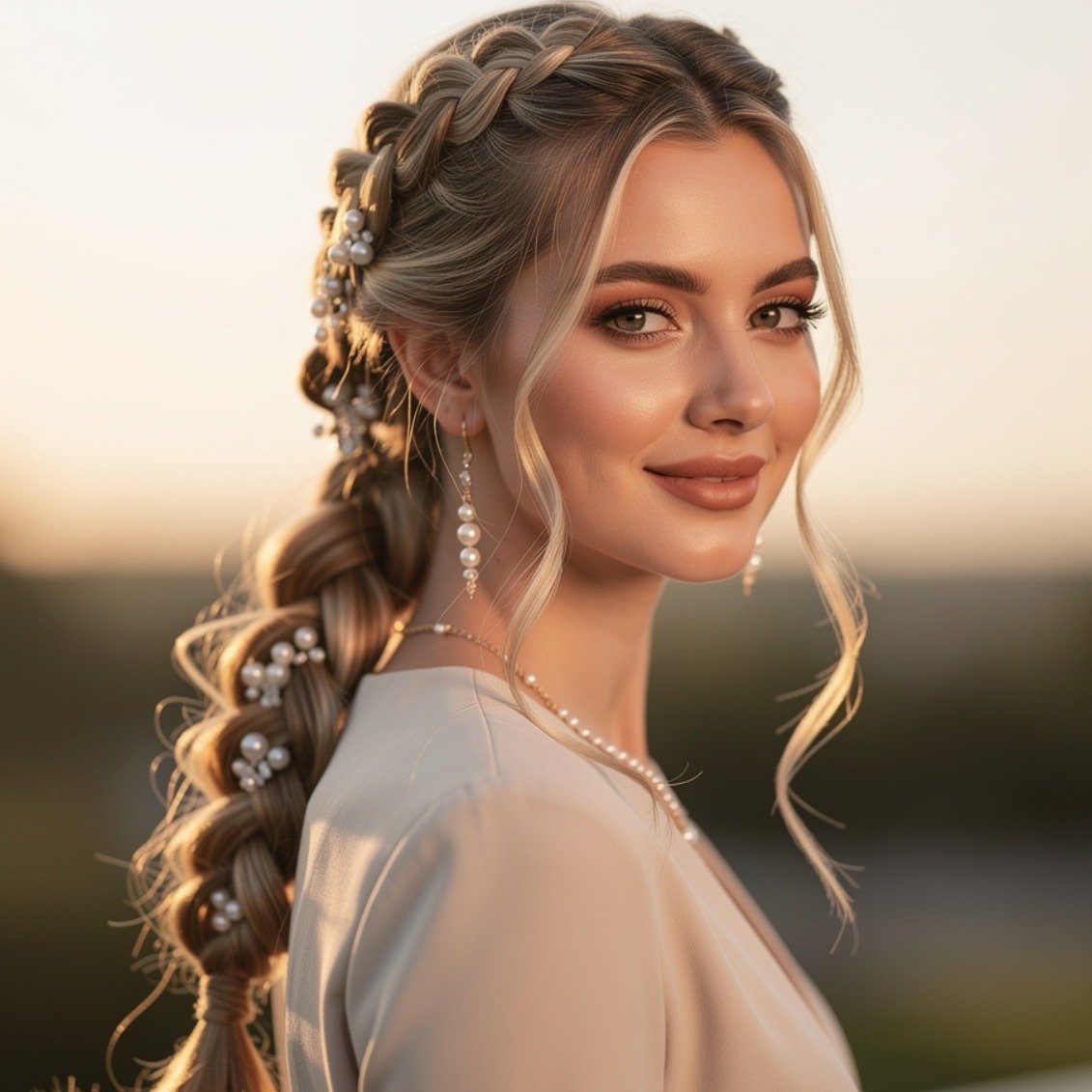 15 Trending Simple Hairstyles for Straight Hair That Are Easy and Stylish 7 Side Braid 4