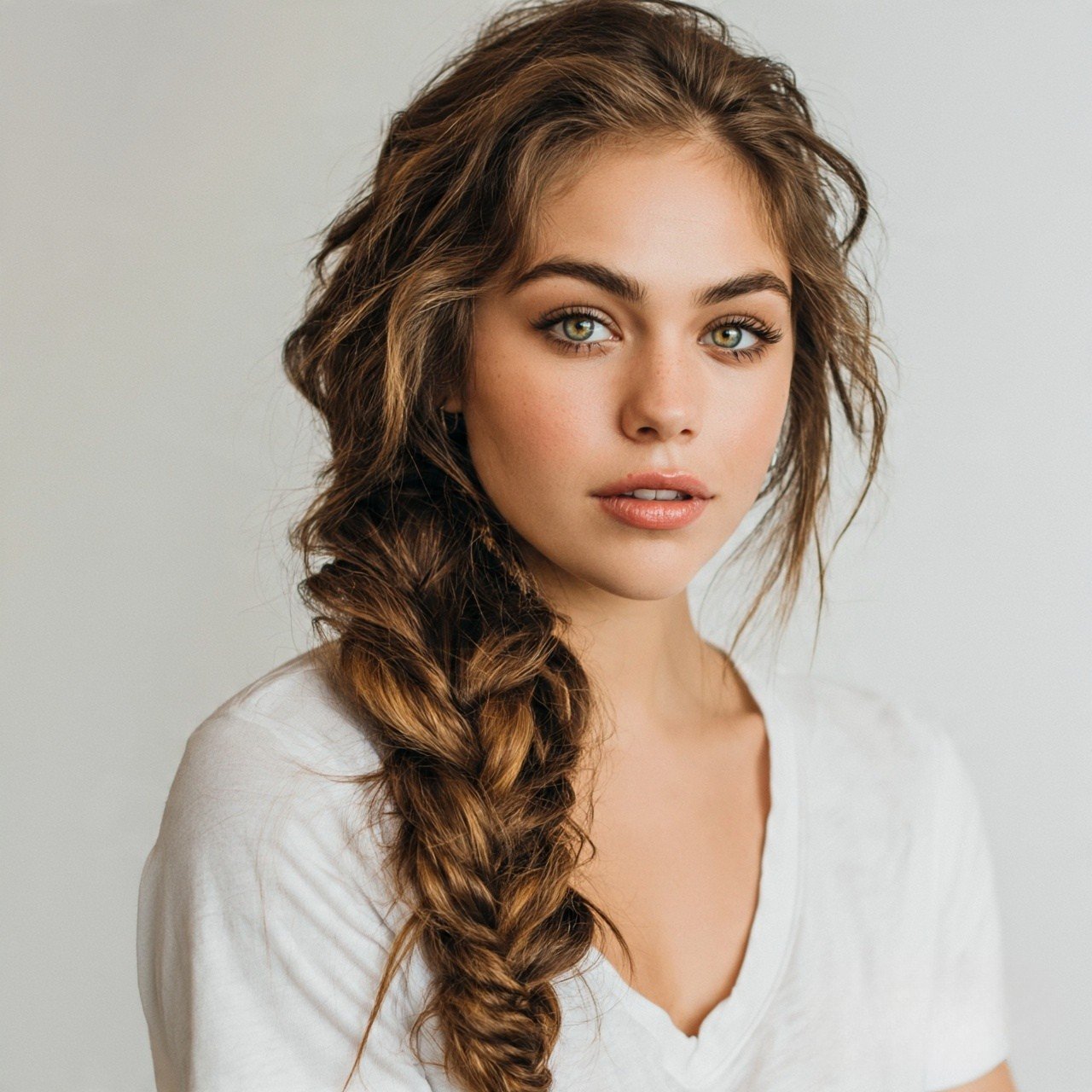 Side Braid Easy Hairstyle