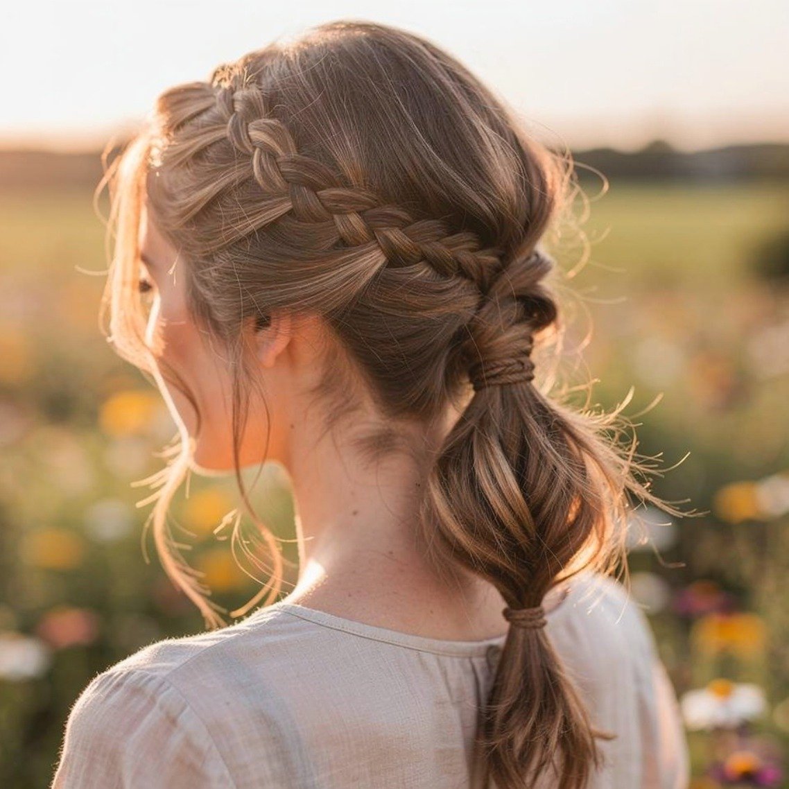 Braided Hairstyles Ponytail for a Stylish and Effortless Look 10 Side Braided Ponytail