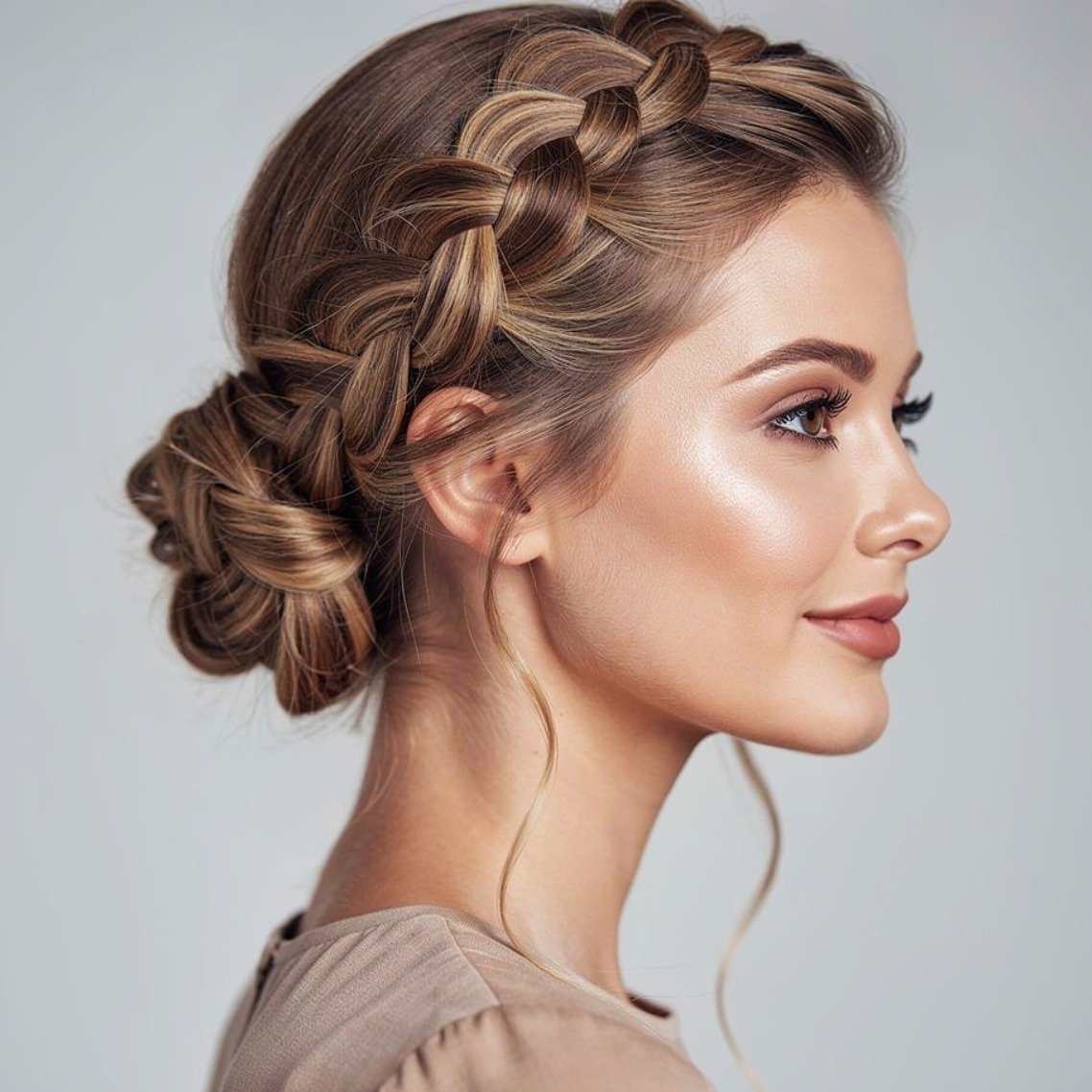 15 Trending Simple Braided Hairstyles That Are Stylish and Easy to Recreate 15 Side Crown Braid