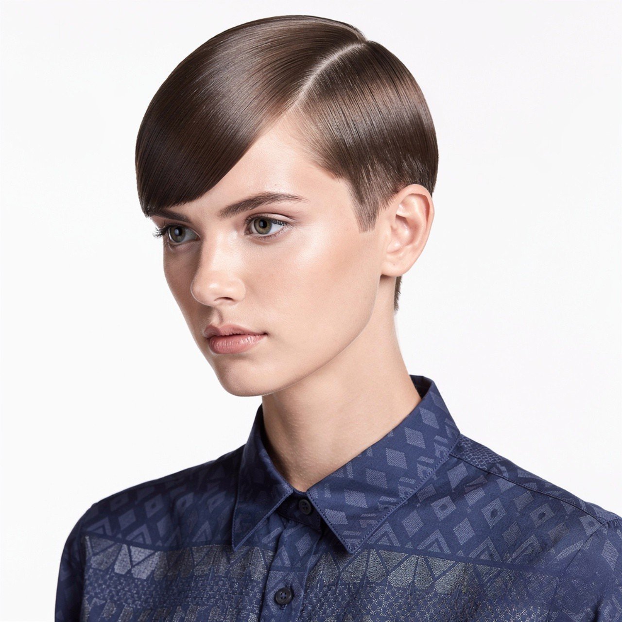 Side Parted Hairstyles for short straight hair