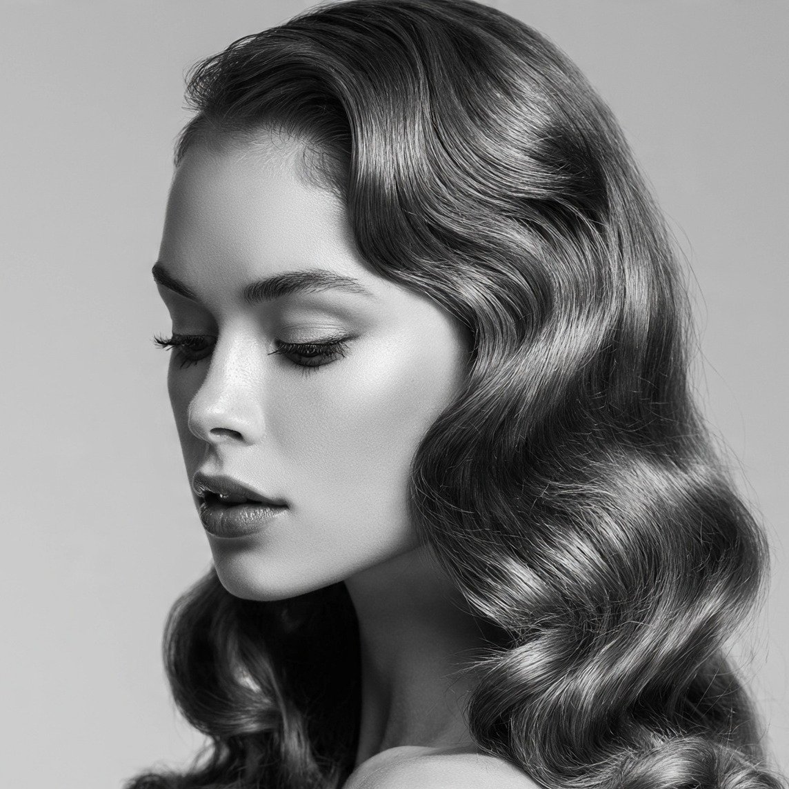 15 Trending Simple Hairstyles for Medium Hair That Are Easy and Stylish 10 Side Parted Old Hollywood Waves