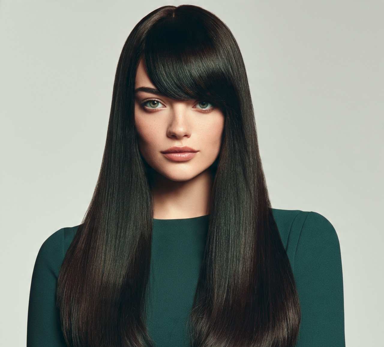 Side Swept Bangs For Long Straight Hair