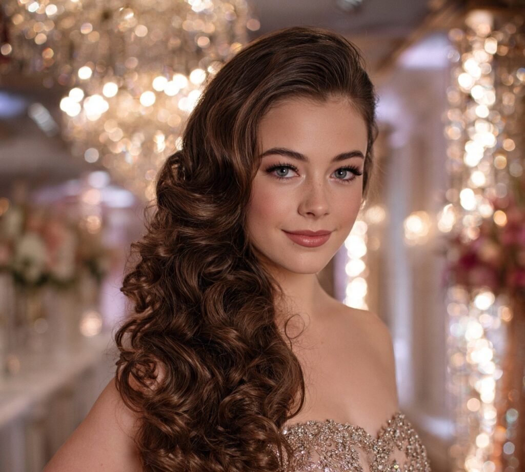 13 Stunning Prom Hairstyles for Long Hair Every Girl Will Love 13 Side Swept Curls cropped 1