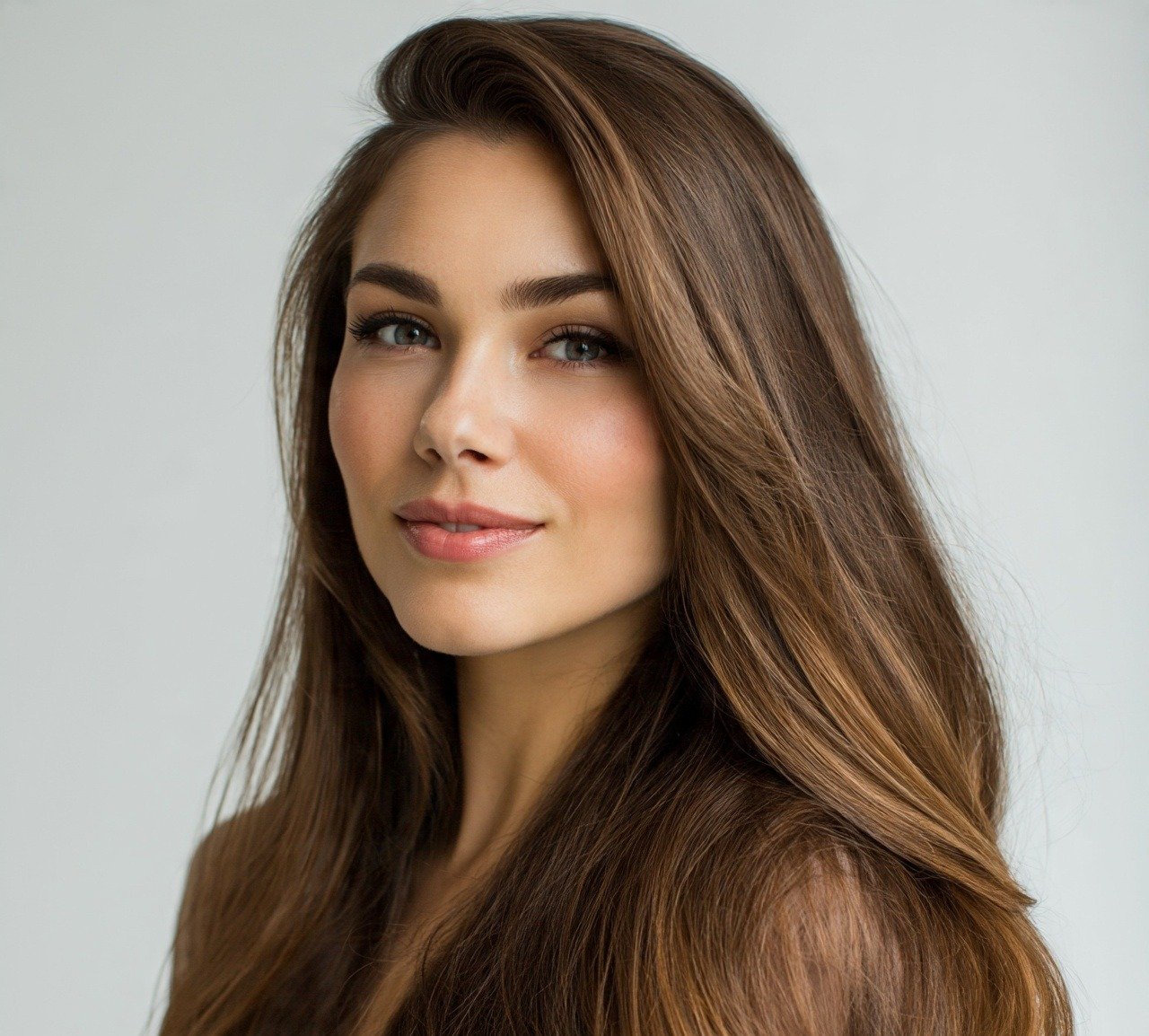 Side Swept Simple Hairstyle