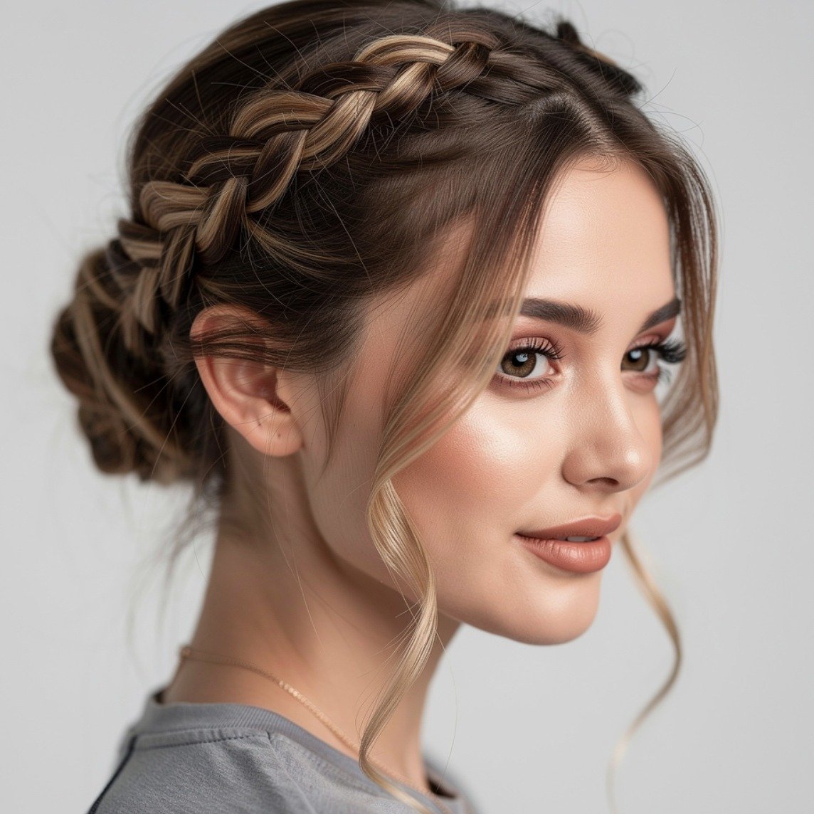 15 Cute Simple Hairstyles That Are Easy and Stylish 14 Simple Braided Crown