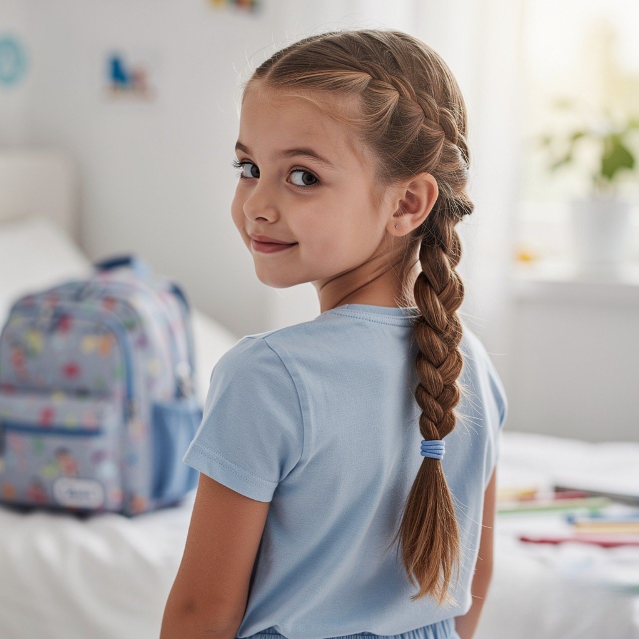 13 Trending Easy Kids Hairstyles for Cute Everyday Looks 4 Simple Side Braid Easy Kids Hairstyle