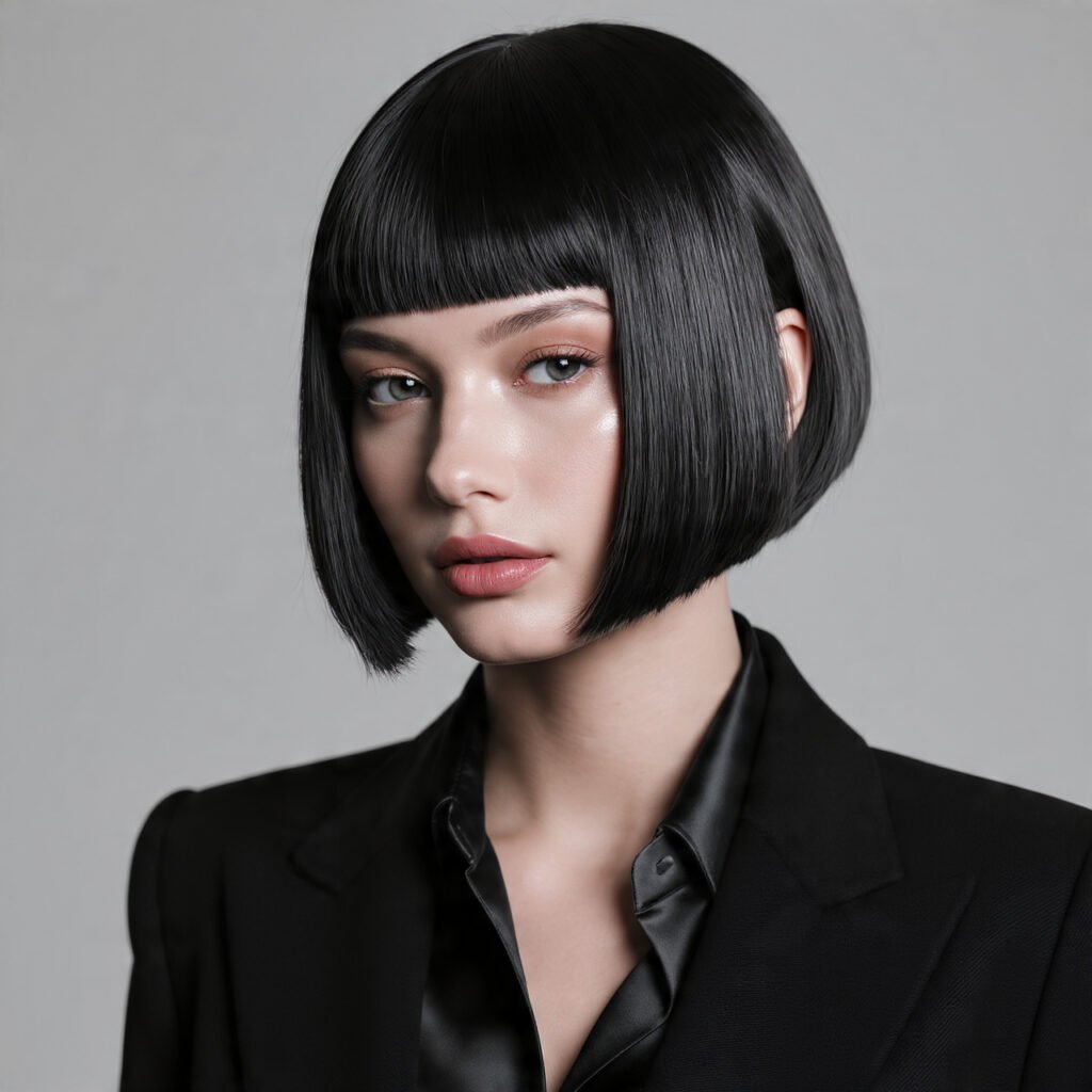 18 Trending Black Bob Hairstyles for Bold, Beautiful Style 10 Sleek Black Bob